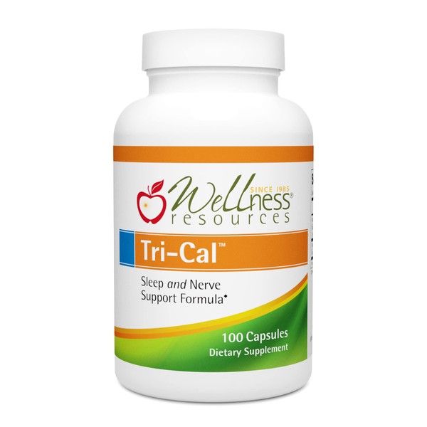 Tri-Cal - Taurine, Glycine and Calcium for Relaxation and Sleep (100 Veggie Capsules)