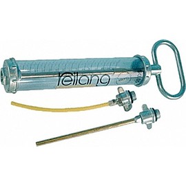 Hausammann Dosing Hand Pump Set HP 150 DS S2 with 2 Nozzle Tubes for Fuel Oil Fuel Oils and Coolant