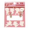 SEISEN CAPA-04 Hiroshima Carp Earrings (Heart) Pin Type