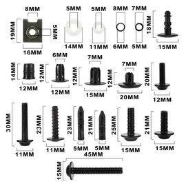 Universal CNC Aluminium Complete Motorcycle Trim Body Screws Kit Mounting Clip Bolts Nuts For Suzuki Sports Street Bike