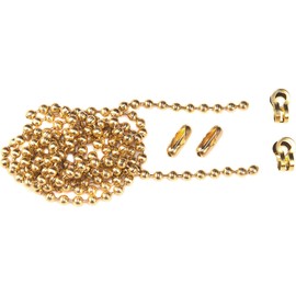 Faithfull CHBALLPB1 Polished Brass Ball Chain Kit