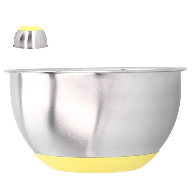 Egg Beating Bowl Baking Basin Stainless Steel Mixing Bowl with