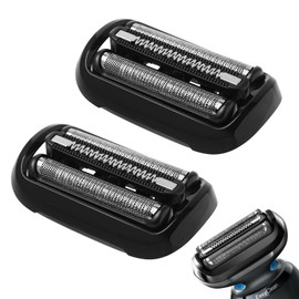 2 Pack 53B Series 5/6 Foil & Cutter Replacement Head for Braun Series S5 S6(New Gens) 5018s, 5020s, 5035s, 5049cs, 5050cs 5762 6020s, 6040cs, 6072cc, 6075cc, 6090cc.