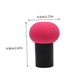 Outanaya 4pcs Portable Powder Puff Makeup Sponge Mushroom Shaped Face Applicator for Smooth and Even Makeup Application for Foundation Concealer and Ups