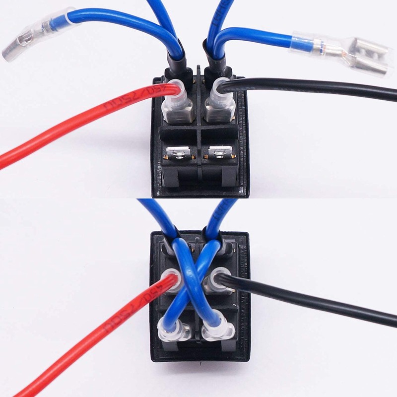 weideer 20A 12V DC Motor Polarity Reverse Waterproof Rocker Switch