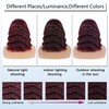 TopSilky 13X6 12ich Bob Body Wave Burgundy Wig Human Hair