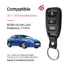 Keylessbest Replacement for 2013 2014 2015 2016 Hyundai Elantra Key