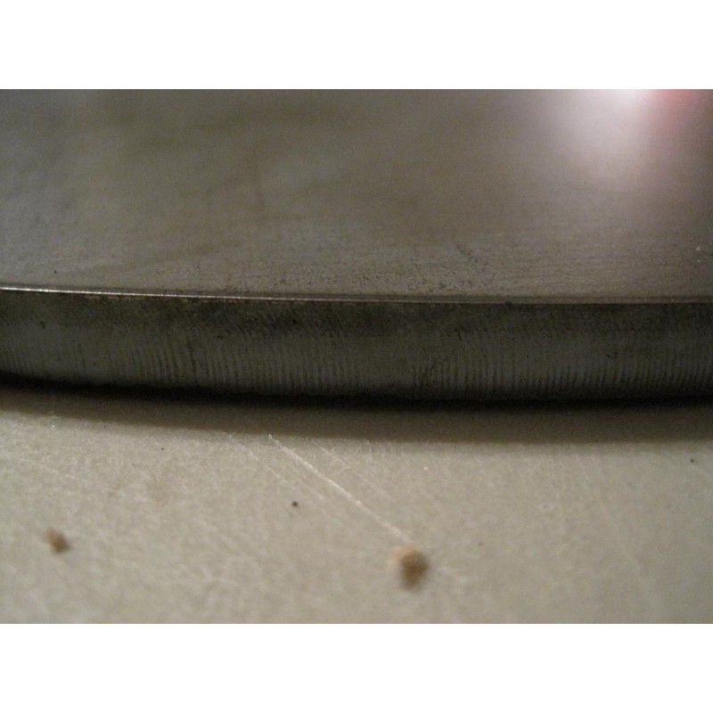 Synergy Steel Designs Pizza Stone, 1/4" Steel Plate, Disc Shaped,