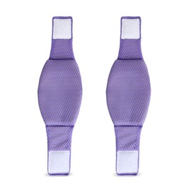 EZSLINGGLIDE Add-on Secure Strap – Prevents 3D Heel Protector from Shifting or Falling Off, Relieves Pressure Ulcer Pain – Sold as 2 Count – Purple (3D Heel Protector NOT Included)