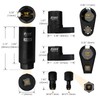 EWK 5 Pcs Automotive Oxygen Sensor Socket & Thread Chaser