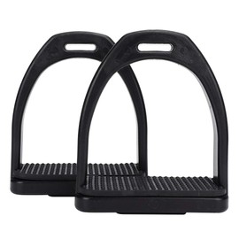 Zerodis 2 Pcs Horse Stirrups Non-slip Plastics Rubber Pad Horse Tool Riding Safety Accessories for Adults or Childen Riding(L)