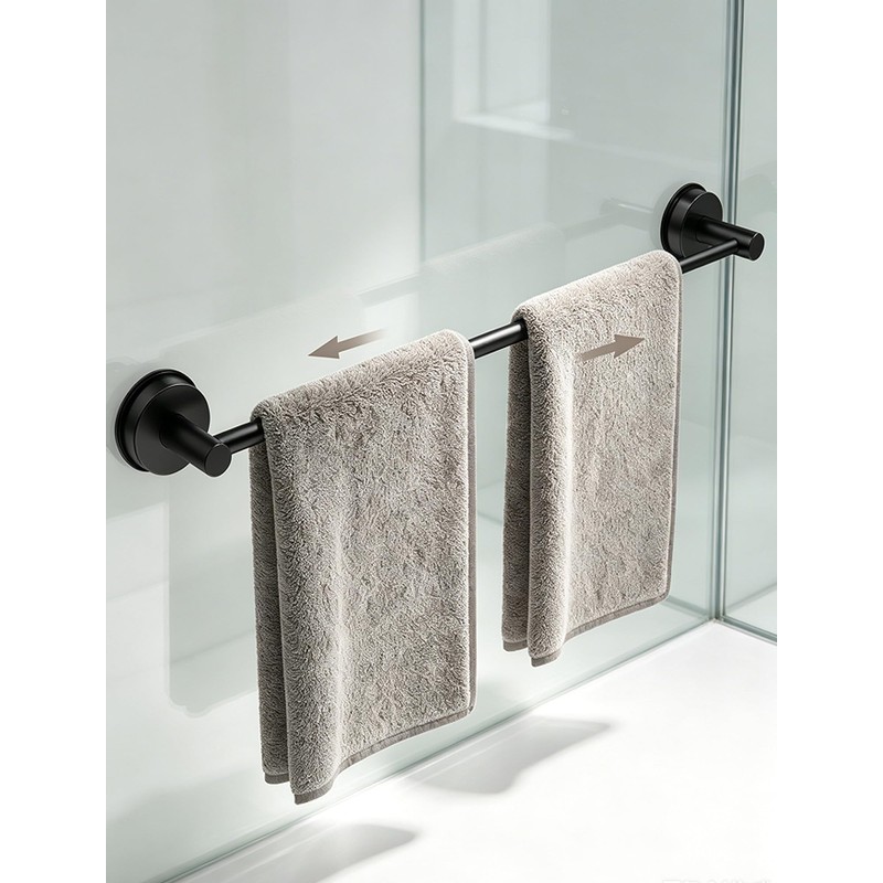 14.6 to 24 Inches No Drill Suction Cup Towel Bar