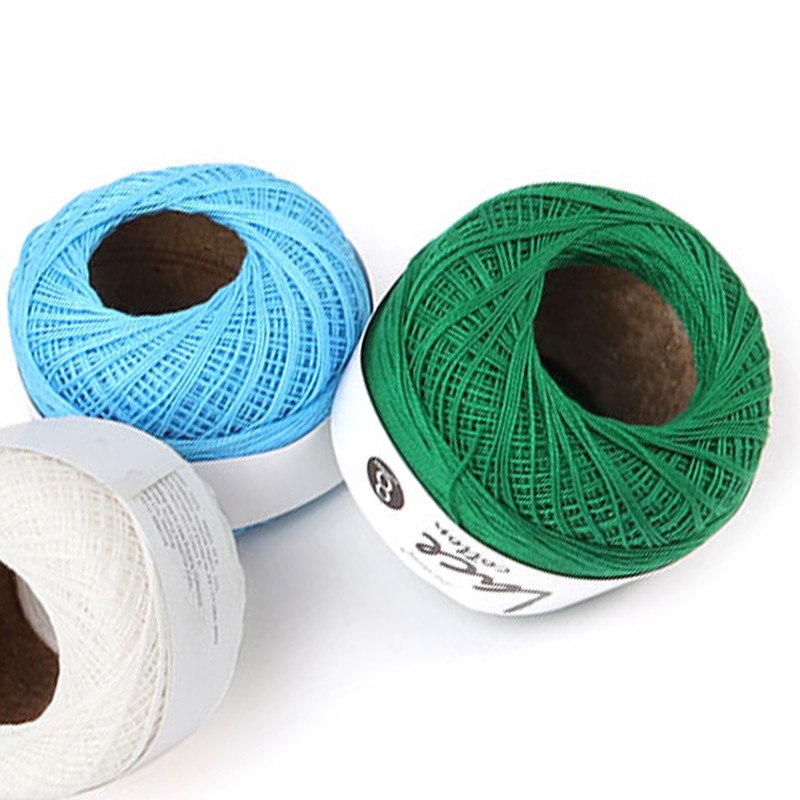 Lace Line Cotton Hand Crocheted Summer Silk Light Thin Line