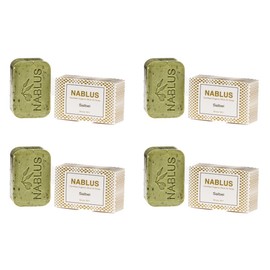 Nablus Soap Set of 4 Sage Handmade Palm Oil Free 4 x 100 g