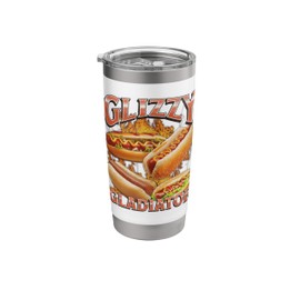 Glizzy Gobbler Funny Wiener Hot Dog Meme Bootleg Graphic Stainless Steel Insulated Tumbler
