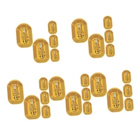 Healvian 25 pcs Glow Nail Stickers DIY Nail Art Decoration Easy Application for Weddings Date Nights Unique Fashionable Design