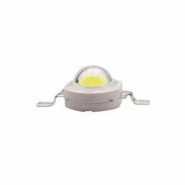 Vrabocry 20 pcs 1W High Power Led Chip Cool White 10000k-15000k 300mA - 350mA / DC 3V - 3.4V / 1 Watt SMD COB Light Emitter Components Diode Bulb Lamp DIY Lighting