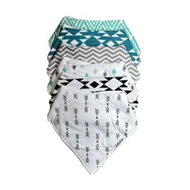 Lulubop Baby Bandana Bibs (6) 3-24 months 6 pack