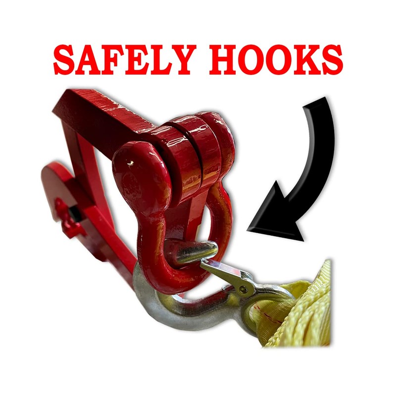 Voyager Tools Heavy Duty 2" X 20ft Tow Strap and
