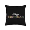 Allergy Technician Leopard Pattern Allergy Testing Expert Throw Pillow