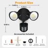 UME LED Security Light Motion Sensor Outdoor Lights, 27W 3000LM,