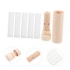 FOMIYES 1set Aromatherapy Nose Stick Portable Essential Oil Replaceable Wicks