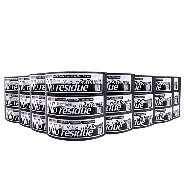 ADHES Duct Tape Heavy Duty Waterproof, 24 Rolls x 1.88