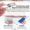 15 Pack Sous Vide Cooking Clips for Immersion Circulator, Sous