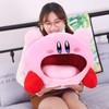 Head Cover Throw Pillow Cartoon Pattern Comfortable Sleeping Headgear for