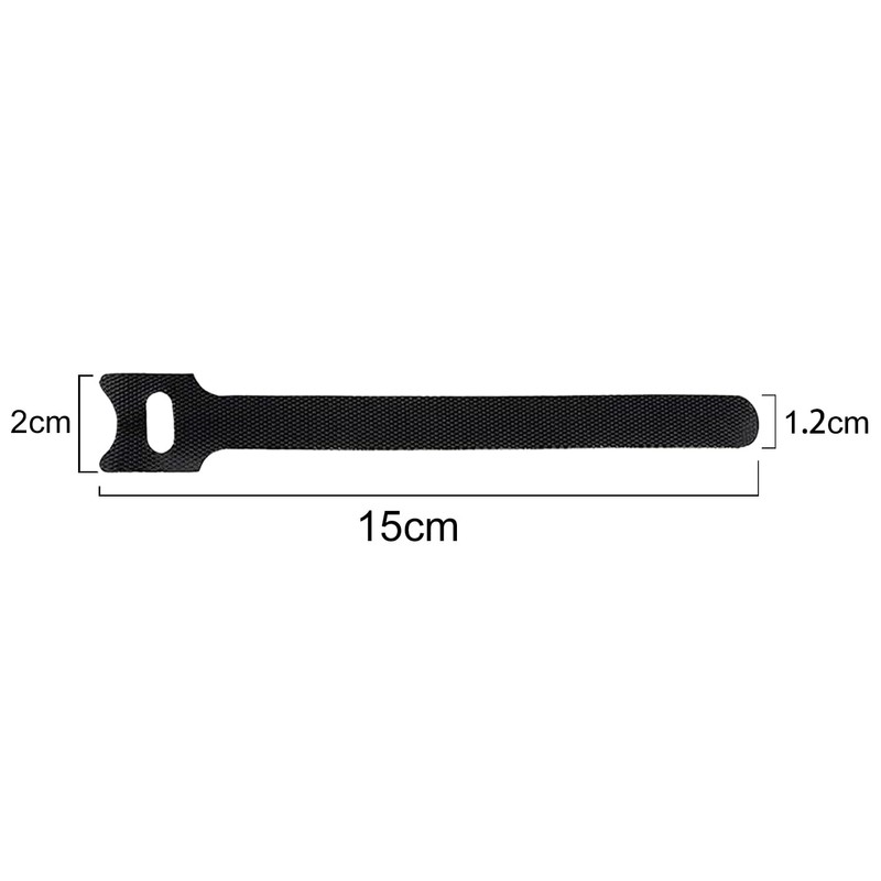 TENOC Reusable Cable Ties Hook Loop Cords Management Adjustable Cable