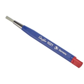 Läufer 69119 Fibreglass Eraser Pen for Erasing and Cleaning, Refillable Glass Eraser with Metal Tip, Fully Adjustable