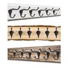 Fuxxer 6 Classic Iron Hooks Coat Hooks Clothes Hooks Black