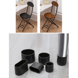 Furniture Silicon Protection Cover,4-Pack Addlike Chair Leg Protectors for Hardwood Floors Fit for Chair Leg Size 25x38mm/1x1.5" Rectangular