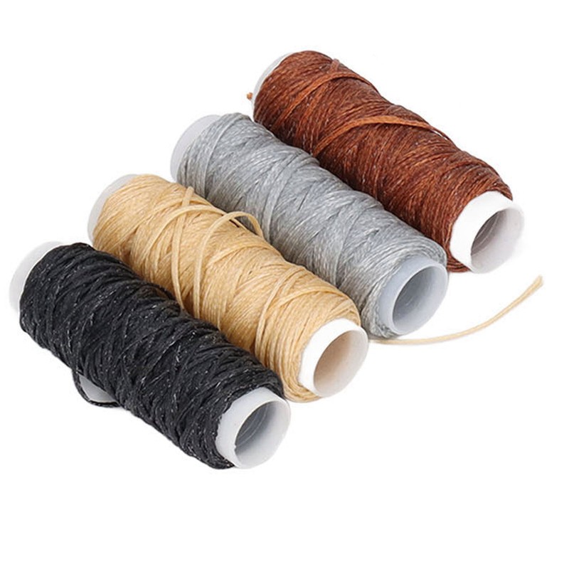 28Pcs Leather Working Tools Durable 2Pcs Awl 4Pcs Wax Threads