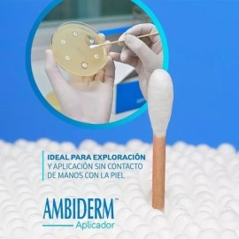 Ambidrm Aplicador De Madera Con Algodon Ambiderm 10 Bolsas
