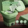 Foldable Portable Washing Machine, Half Automatic High Capacity Mini Washer