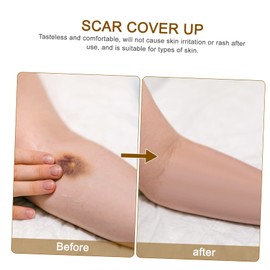 SAFIGLE Body Makeup Sticker Skin Friendly Concealer Patch for Scars Birthmarks Breathable Comfortable for Summer Parties Swimming