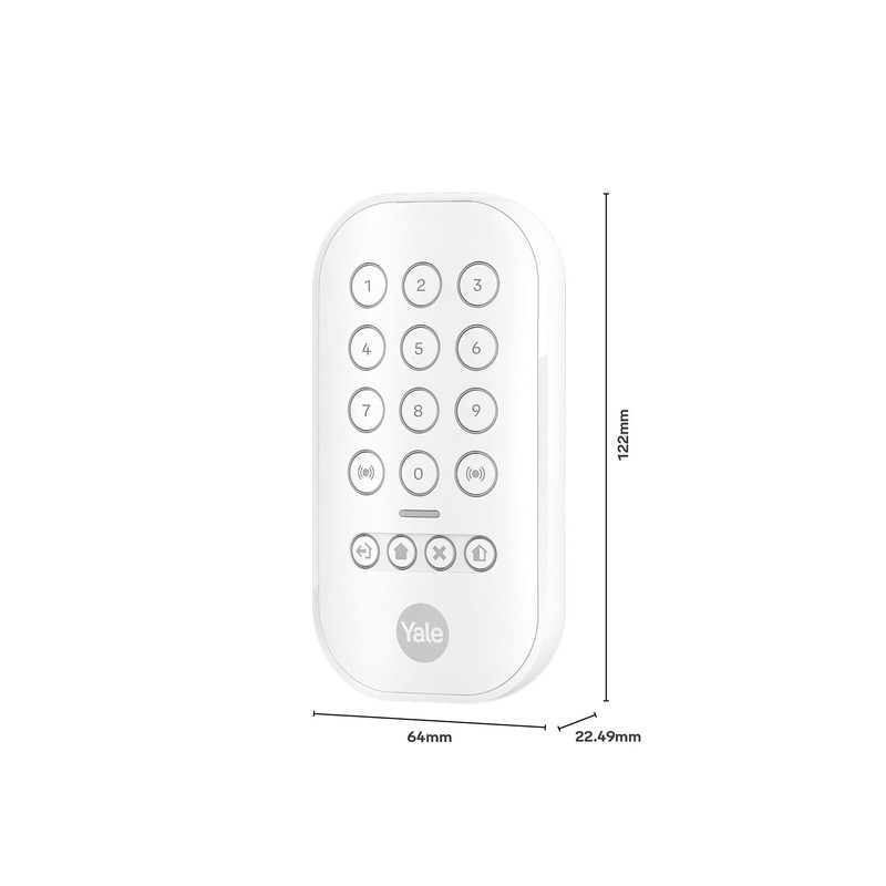 Yale Keypad | Arm, Part-Arm, Disarm | Control 4 Security