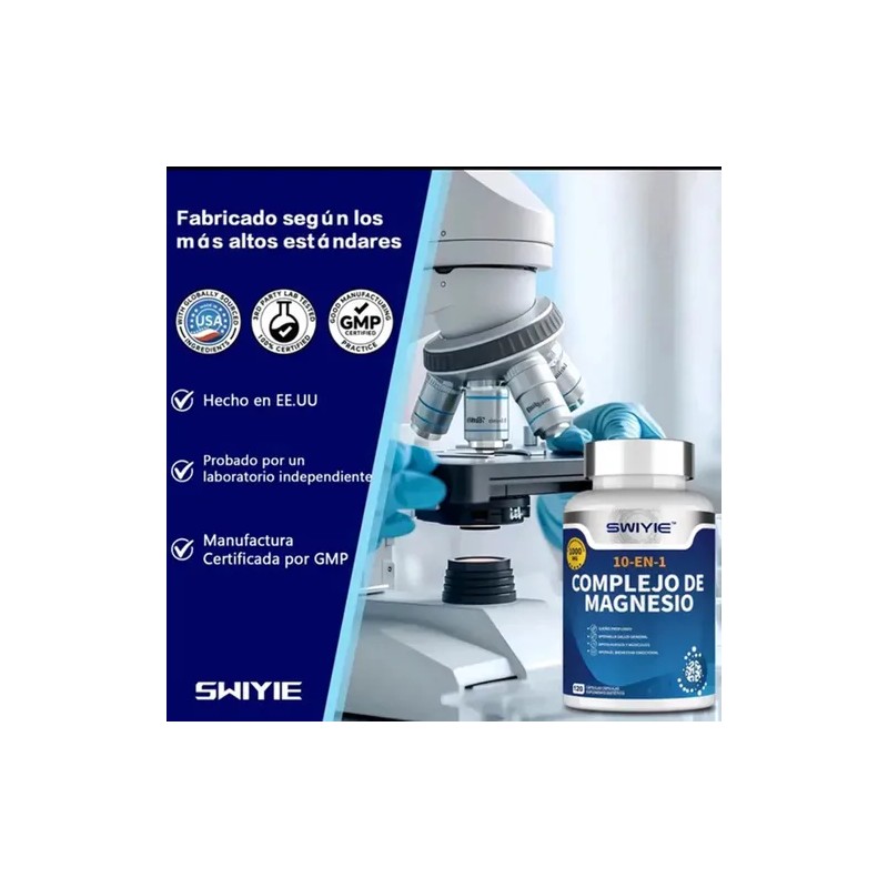 Complejo Magnesio Swiyie 1000mg 120 Cápsulas