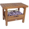 AquaTeak The Original Moa Teak Bench Large Storage Tray