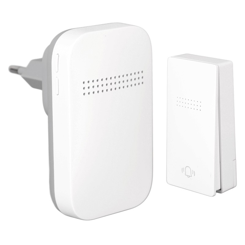 Self Powered Door Bell with Receiver Automatic Ringing Push Button