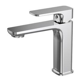 Karran Venda KBF510 Single-Handle Single Hole Basin Bathroom Faucet with Matching Pop-up Drain in Chrome