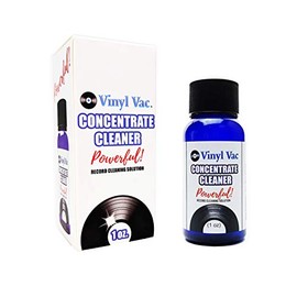 Vinyl Vac Concentrate Cleaner (1oz) w/NO Alcohol - Safe for Your Records!! Makes a Half Gallon (64 oz) of Record Cleaning Solution (Part of The Vinyl Vac Record Cleaning Kit) (1oz)
