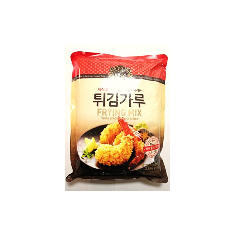 CJ Beksul Korean Shrimp Tempura Frying Mix, 2.2 lbs (1kg)