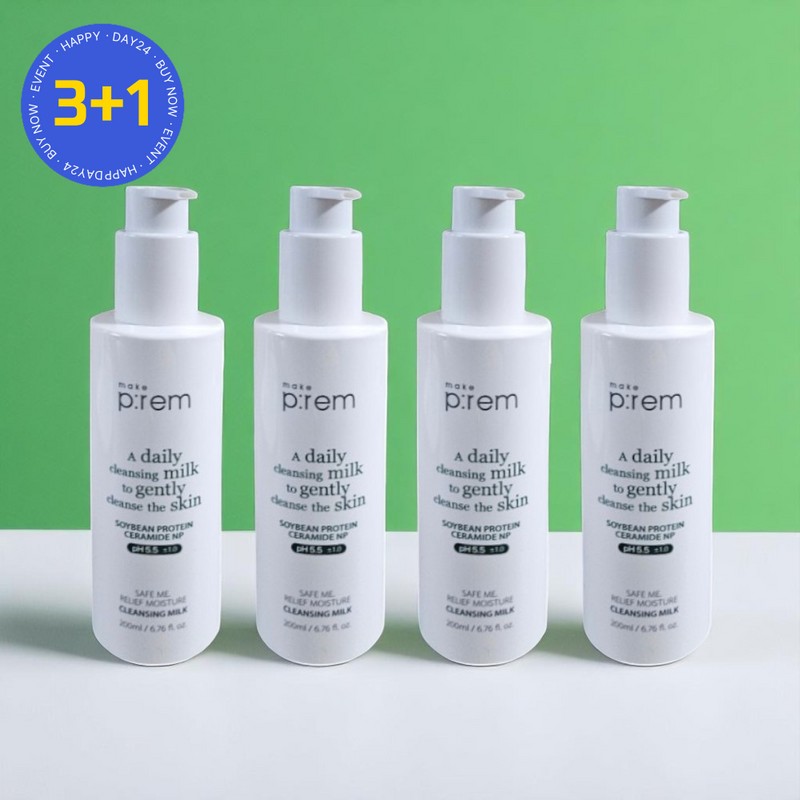 Makeprem 메이크프렘 세이프 미 릴리프 모이스처 데일리 클렌징 밀크 200ml