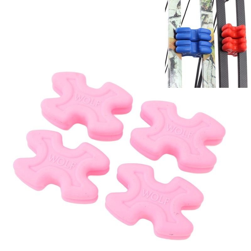 4pcs Bow Limb Dampener Wear Resistant Rubber Reducing Noise Vibration