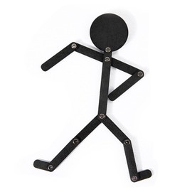 Itonash Wooden Stickman Puzzle Toy, Wooden Man Puzzle Toy, Montessori Wooden Toddler Puzzles for Kids, Toy for Training Eye-Hand Coordination, Ideal for