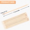 200 Pcs Eyebrow Wax Sticks, JANYUN Waxing Applicator Sticks, Wooden