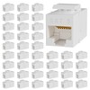 VANDESAIL RJ45 Cat6 Keystone Coupler, 40-Pack Cat 6 Keystone Jack