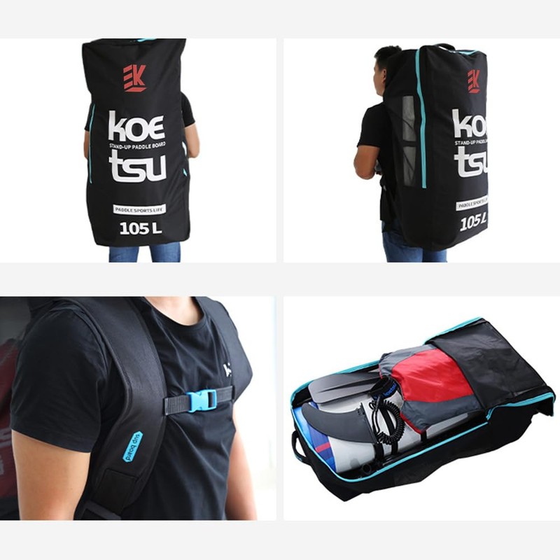 Kavolet Inflatable Paddleboard Bag, SUP Board Bag, Surfboard Backpack, Travel
